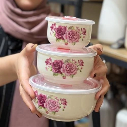 ظرف دربدار گل سرخ